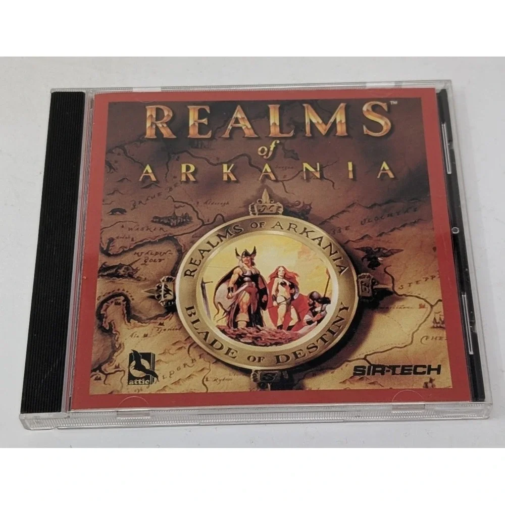 Realms of Arkania Blade of Destiny CD Rom SirTech Fantasy Adventure Game
